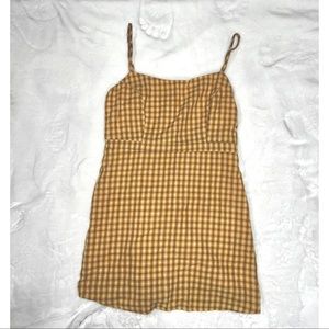 Urban Outfitters Yellow Plaid Short Dress || 6